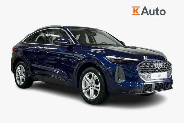 Audi Q5 Sportback e-hybrid quattro 220 kW | Nahkaverhoilu | Vetokoukku | Matrix LED | Ohjauspyörän lämmitys