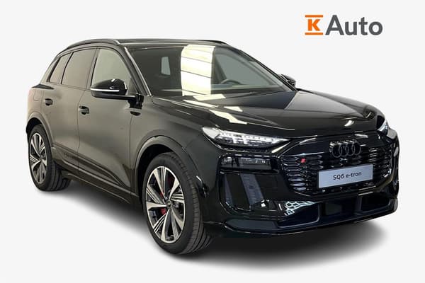 Audi SQ6 e-tron quattro Panoraamakatto I B&O I HUD I Punaiset tikkaukset I Musta optiikka Pro I Istuin hieronta