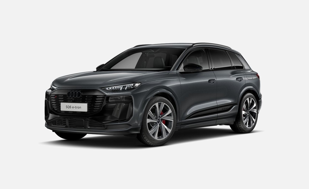 Audi SQ6 e-tron e-tron quattro | Ilmajousitus Sport | Musta Optiikka Pro | Vetokoukku | Takuu 5v / 100 000 km |