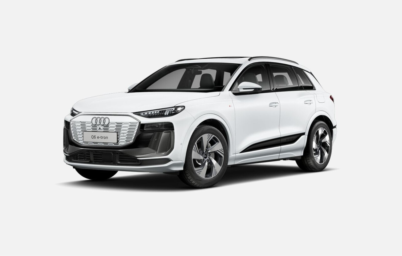 Audi Q6 e-tron quattro S line Plus | Musta Optiikka | Nahkaverhoilu | HUD | B&O Sound System | Vetokoukku