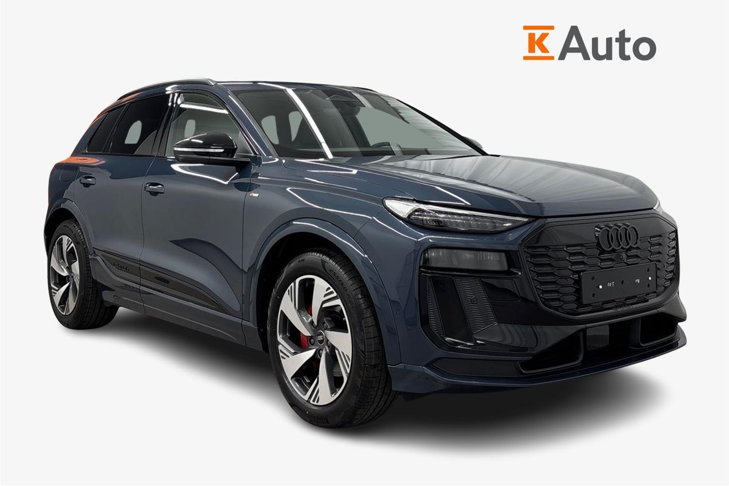 Audi Q6 e-tron e-tron quattro S line Plus | Ilmajousitus | B&O Sound System | HUD | Vetokoukku | Nahkaverhoilu