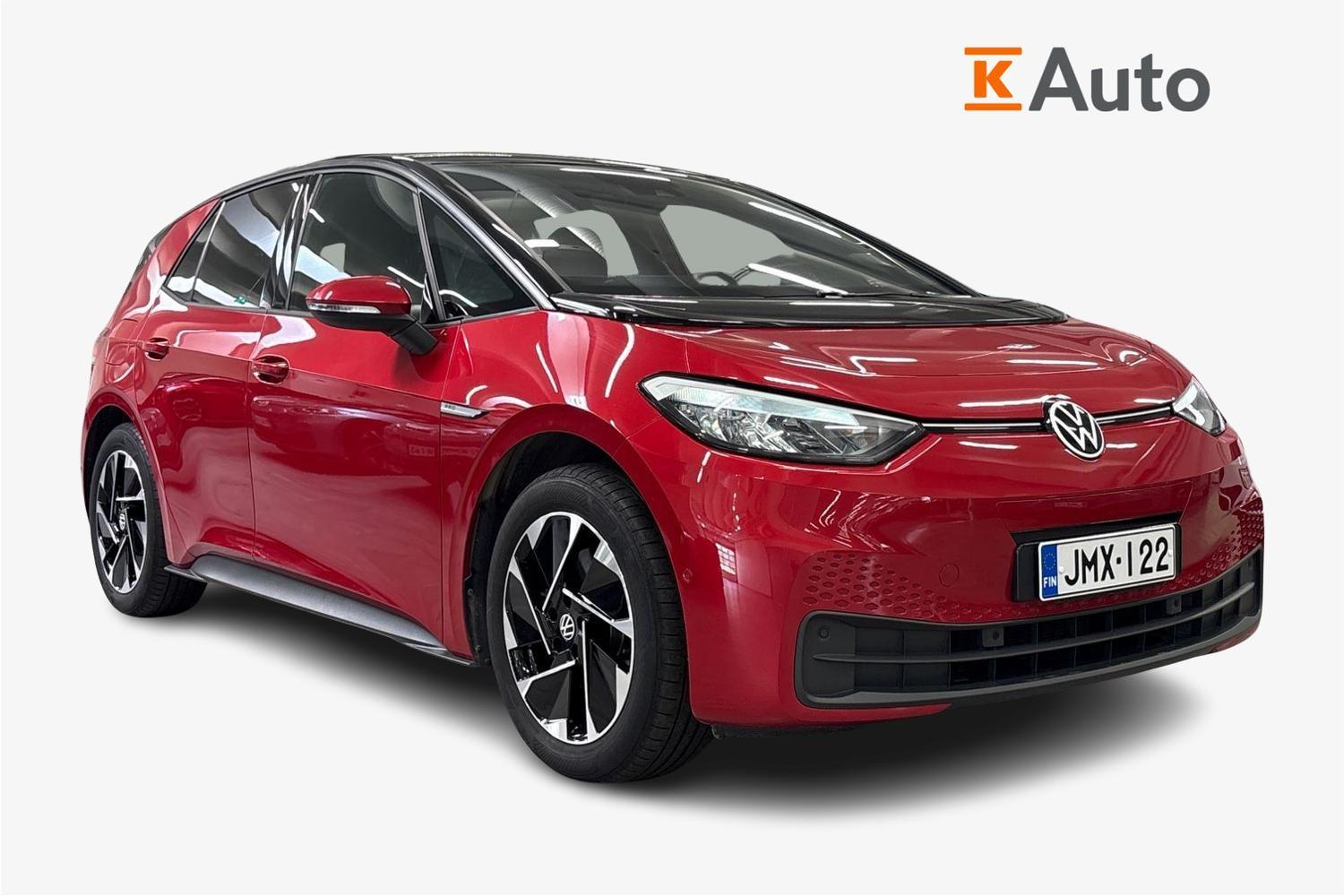 Volkswagen ID.3 Pro Performance FastLane 150 kW, akku 58 kWh | SAATAVILLA VAIN LEASINGILLA |