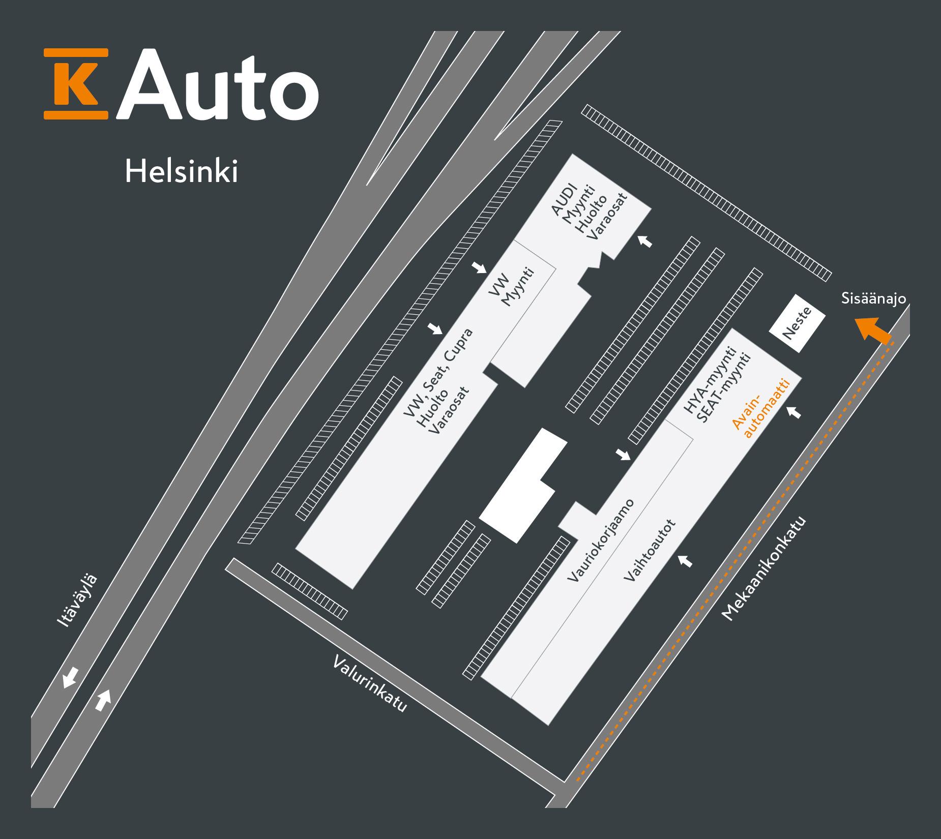 K-Auto Helsinki - Avainautomaatti